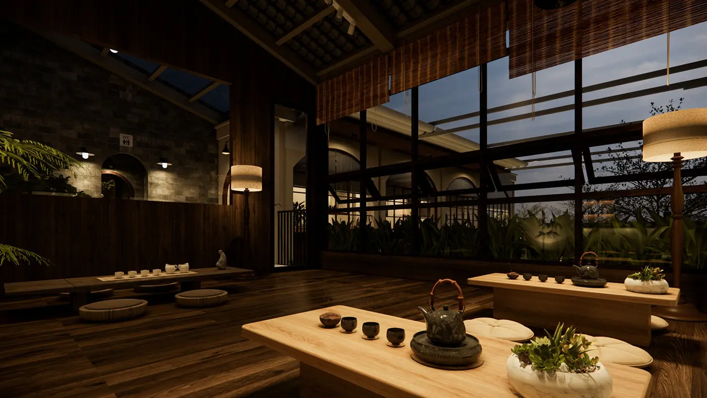 Quán cafe sân vườn đẹp với thiết kế hiện đại