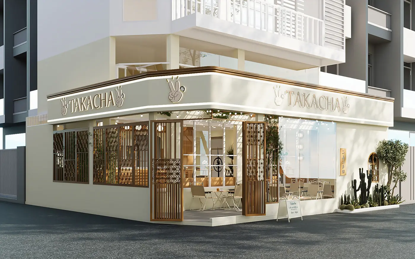 Không gian quán cafe mang phong cách công nghiệp kết hợp ấm cúng