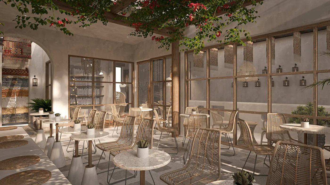 Bố trí nội thất thông minh giúp tối ưu hóa không gian quán cafe nhỏ.
