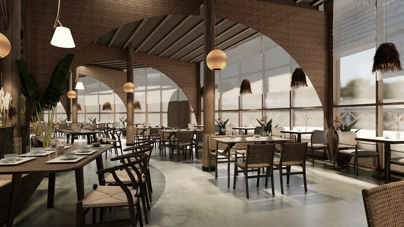 Thiết kế decor nhà hàng chuyên nghiệp, thể hiện cá tính thương hiệu.