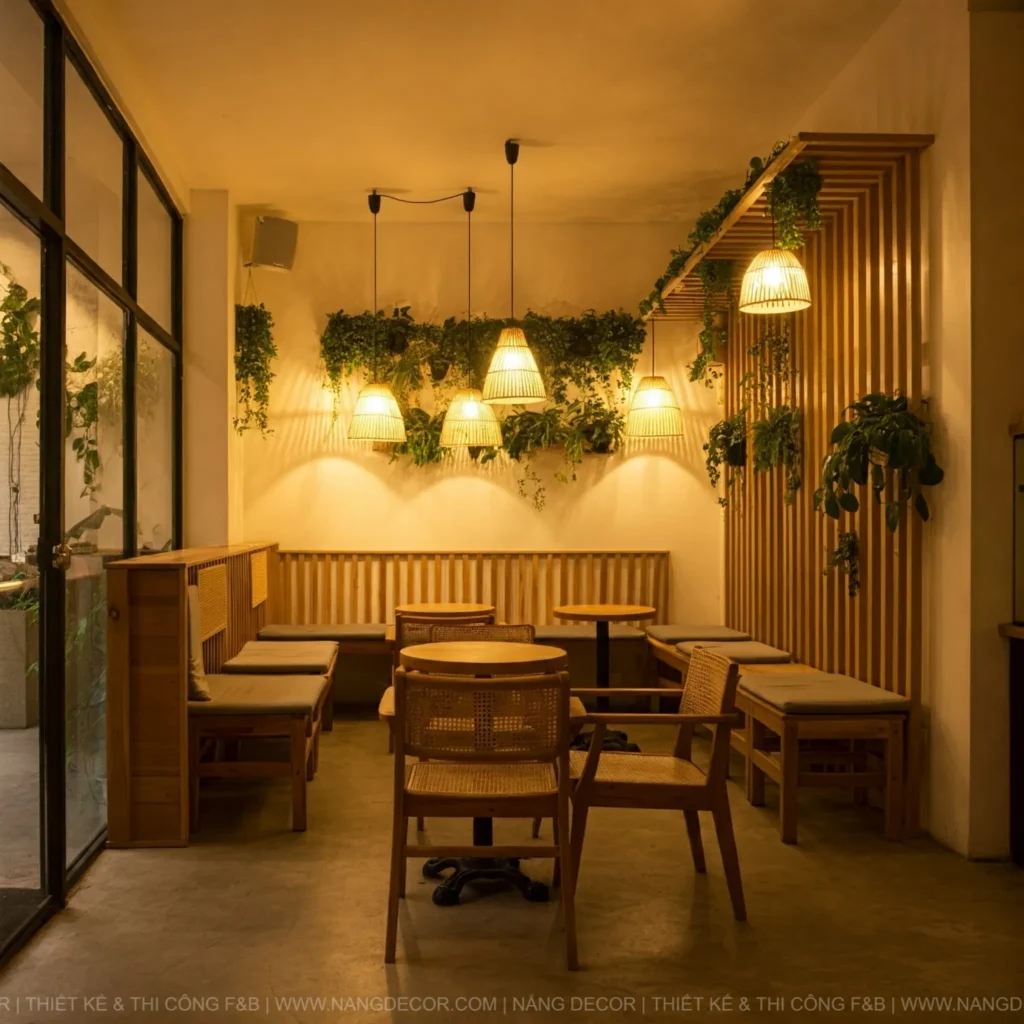 Thiết Kế Quầy Bar Cafe: Bí Quyết Tối Ưu Vận Hành & Thu Hút