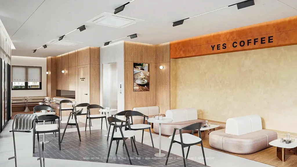 Thiết Kế Quán Cafe Hiện Đại: Bí Quyết Tạo Dấu Ấn & Thu Hút