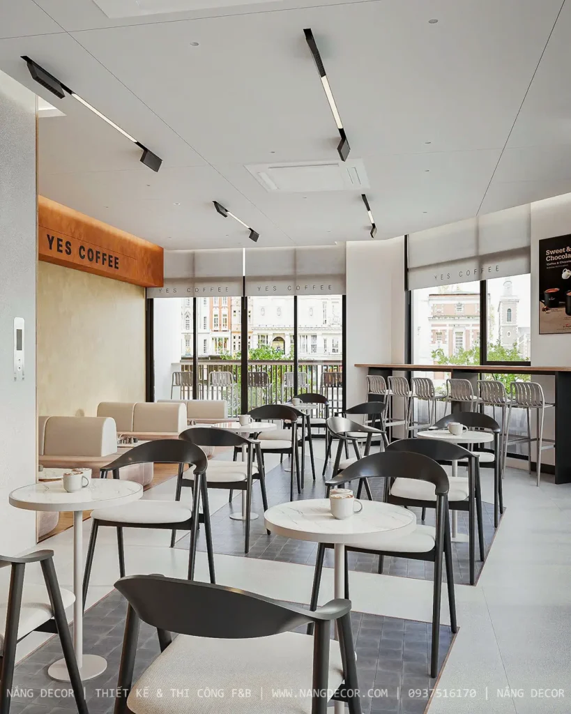 Top mẫu quán cafe 2 mặt tiền đẹp và tối ưu hiệu quả kinh doanh
